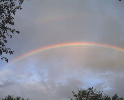 Rainbow over Lake Mary